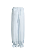 Elsa Boho Lace  Adjustable Cuffs Balloon Pants in Cotton