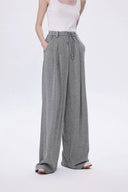 Completo coordinato blazer con cappuccio e pantaloni Daseasa in misto viscosa con cappuccio staccabile