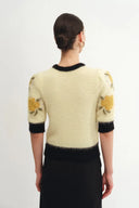 Suéter Olympe jacquard en mezcla de alpaca y merino