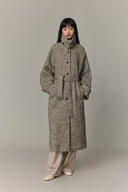 Margot Long Coat in Wool-Alpaca Blend