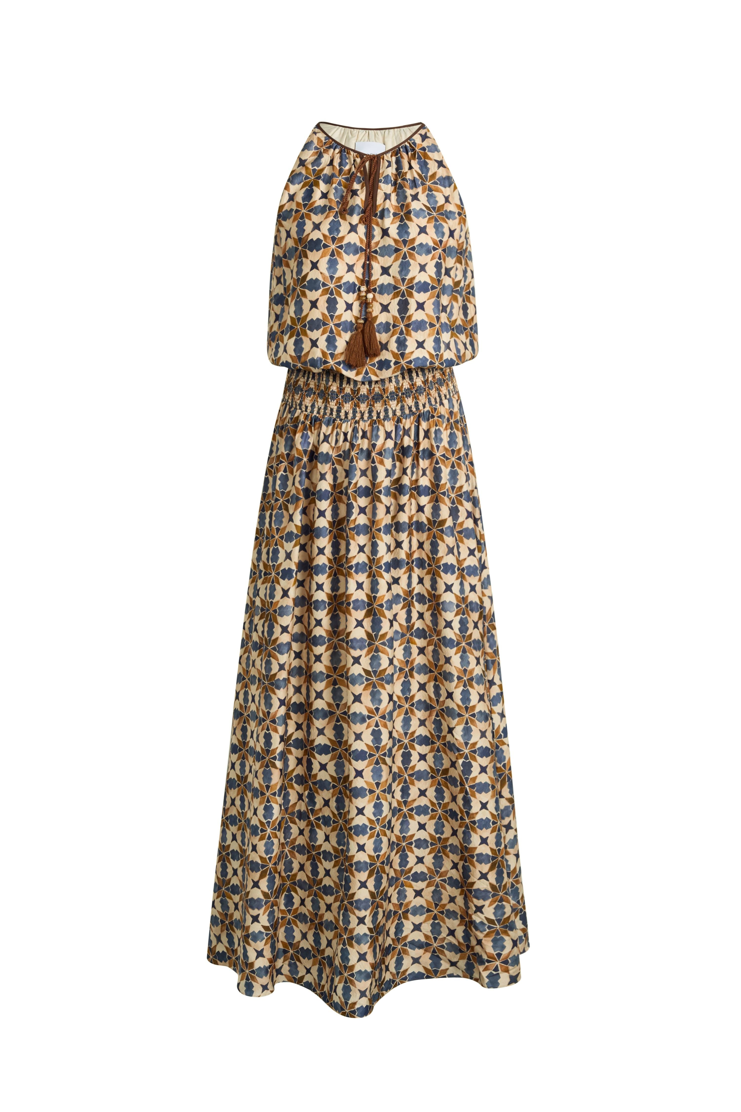 jocelyn short sleeve linen dress Jocelyn Short Sleeve Tied Cuff Layered Ruffle Dress Floral Print Orang
