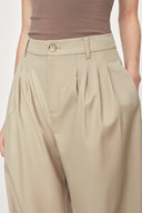 Wilderness Balloon-Leg Tailored Pants in Fine Acetate And Lamb Wool Blend