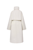 Maddalena White Duck Down Long Down Coat in Ultra Light Fabric