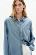 Willo Sky Blue Shirt in Tencel Denim