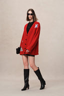 Star Lover Zodiac Cardigan in Chunky Merino Wool Knit