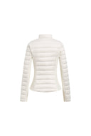 Elara Fitted Knit Panel Quilted Down Jacket