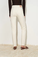 Eliza Cropped Skinny Jeans in Fleece Lined Denim