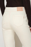 Eliza Cropped Skinny Jeans in Fleece Lined Denim
