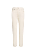 Eliza Cropped Skinny Jeans in Fleece Lined Denim