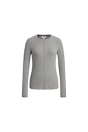 Ella Grey Structured Seam Detail Top