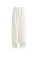 Elsa Pleated Balloon Pants in 100% Lightweight Cotton