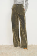 Erin Sheen Wide Straight Leg Jeans in 100% Cotton Denim