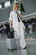 Eve Openwork Drawstring Wide Leg Pants