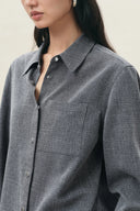 Evelyn Buckled Oversized Shirt