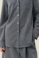 Evelyn Buckled Oversized Shirt