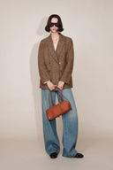 Monti East West Shoulder Bag in Top-grain Nappa leather