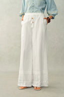 Hazel Halter Neck Sleeveless Top and Pants Matching Set in Cotton