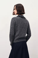 Maglione con Colletto Perlinato Vivienne in Misto Alpaca