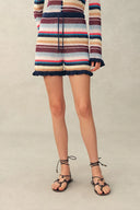 Mavis Multi Stripe Knit Shorts