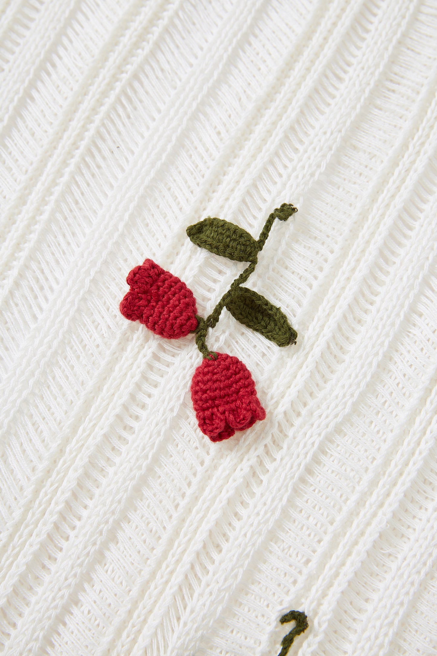 Convallaria Handcrafted Crochet Dress in Cotton Viscose Knit
