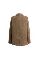 Rottana One-Hand Long Wool Blazer in Merino Wool