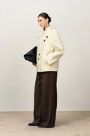 Bridle Crop Wool Jacket in Merino Wool