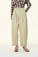 Mina Balloon Cropped Pants in Cotton