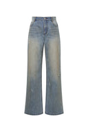Rhea Distressed Jeans in Cotton Denim
