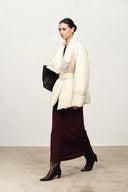 Chloe Lapel Down Jacket in High-Density Nylon