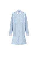 Ensemble blouse et shorts rayés Giada en mélange de coton