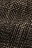 Blazer con cuello desmontable a cuadros Seera en mezcla de lana