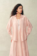 Colette Embroidery Shirt in Linen Blend