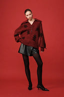 Suéter de cuello alto Polaris Les Amis en mezcla gruesa de alpaca y lana