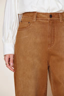 Jean Charlotte à jambe évasée dégradée en denim coton