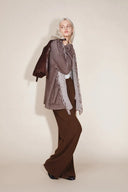 Pantalones casuales con cordón Vivi en punto de lana merino