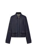 Karlie Jacket in Silk-Modal Denim