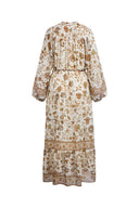 Brooke Handwork Perlenkettenkleid aus Cupro-Mischung