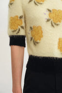 Suéter Olympe jacquard en mezcla de alpaca y merino