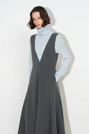 Thea V Neckline Sleeveless Dress
