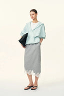 Sudadera oversize Melody con mangas murciélago en algodón