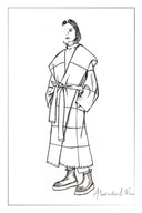 Chesterfield Multi-Piece Structure Hooded Coat in Wool Cashmere