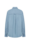 Willo Sky Blue Shirt in Tencel Denim