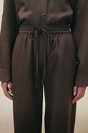 Faye Drawstring Wide Leg Pants