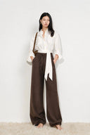 Faye Drawstring Wide Leg Pants