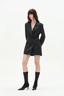 Mel Blazer Suit Dress in Acetate-Merino