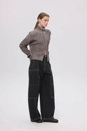 Rowan Ombre Cardigan in Cotton knit