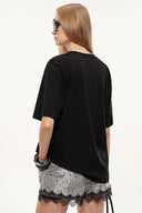 Cipher Silver Logo Graphic T-Shirt in Cotton