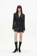 Mel Blazer Suit Dress in Acetate-Merino