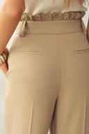 Clemence Lace Waist Pants in Premium Acetate