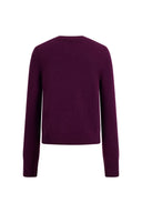 Cecilia Gathered Pleat Cardigan Merino-Cashmere Blend